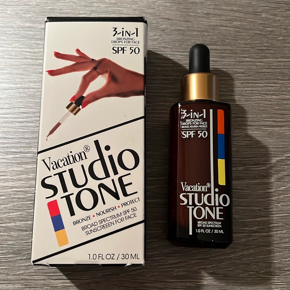 Vacation Studio Tone Bronzing SPF 50 Face Drops